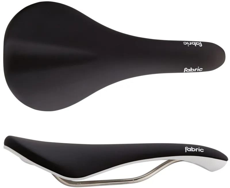 Fabric Scoop Radius Race Saddle Black/White