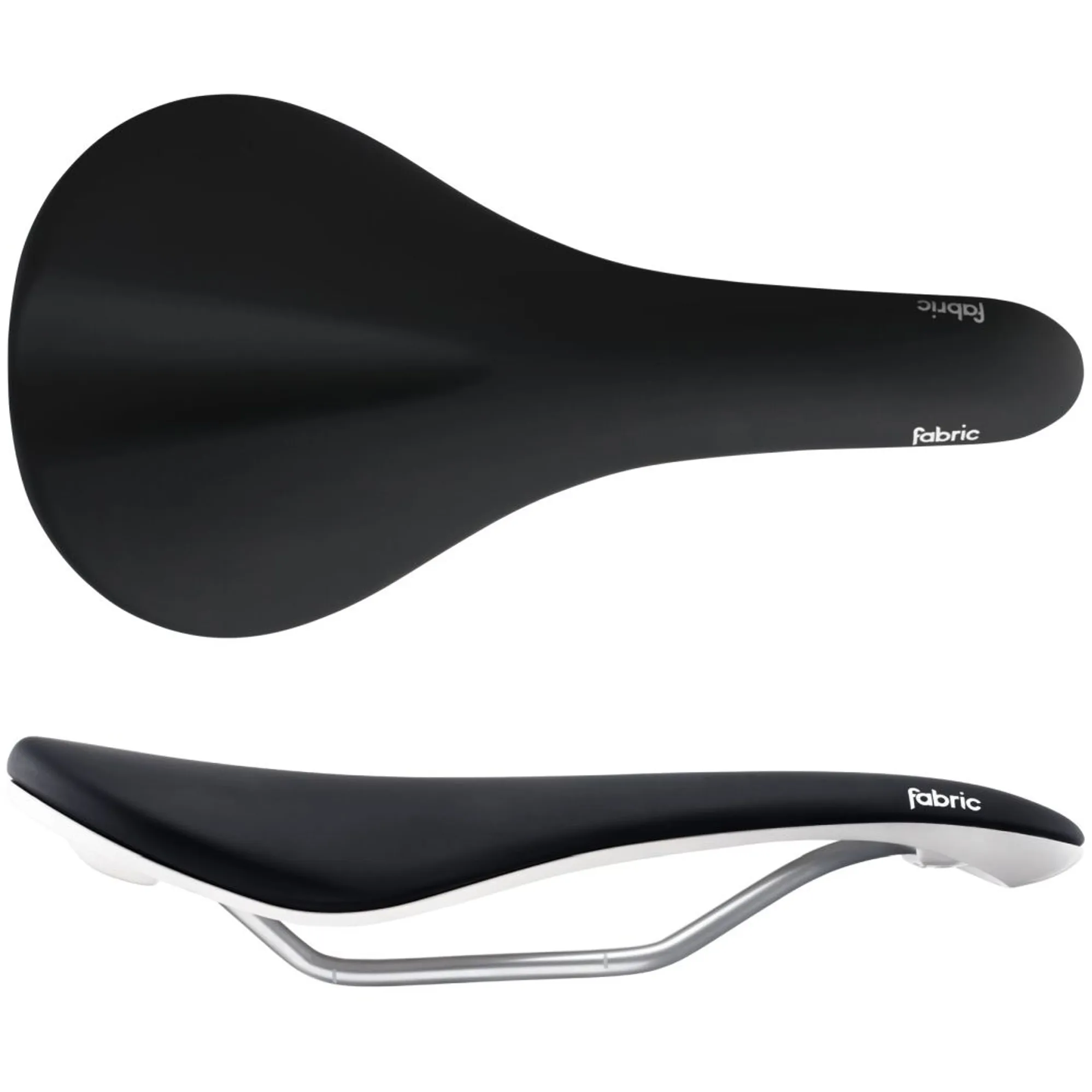 Fabric Scoop Shallow Elite Saddle Black/White