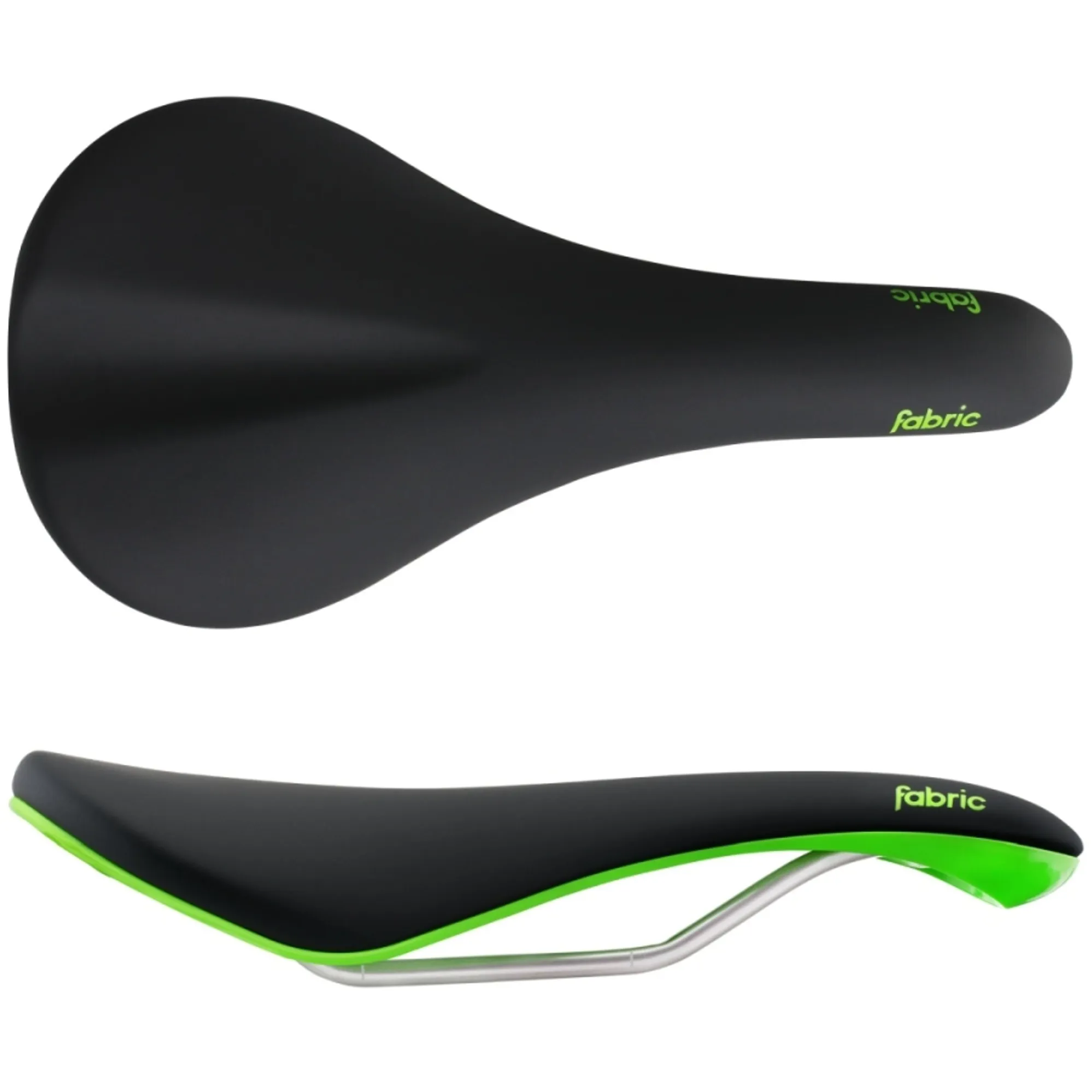 Fabric Scoop Radius Elite Saddle Black/Green