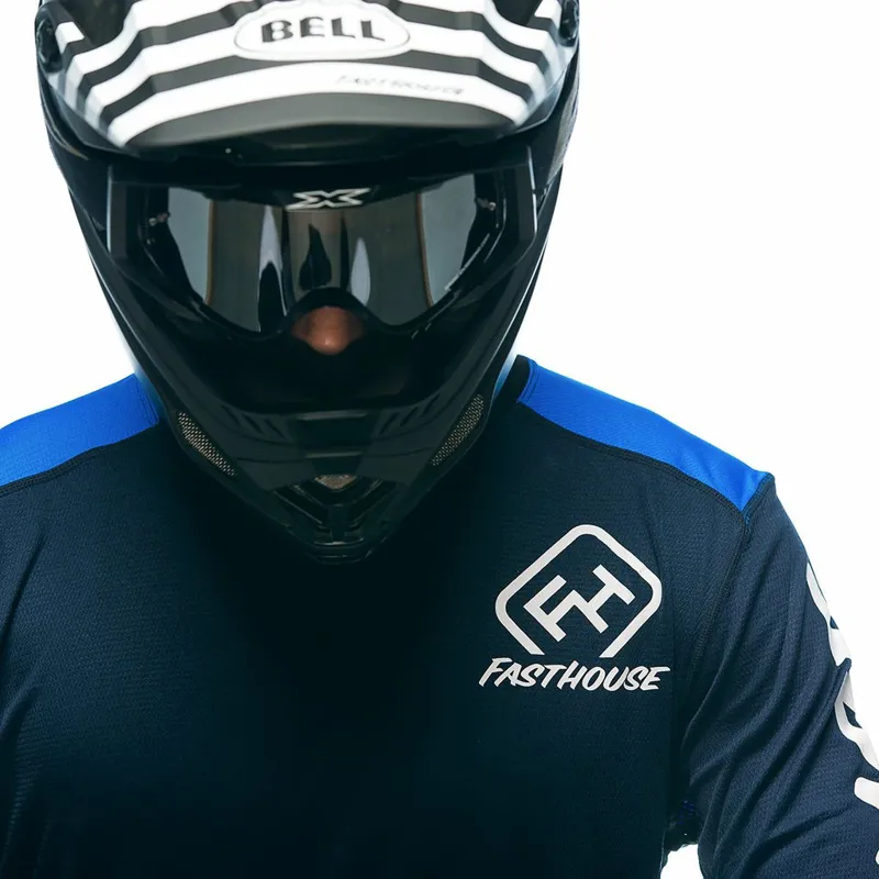 Fasthouse Fastline LS MTB Jersey Navy-5