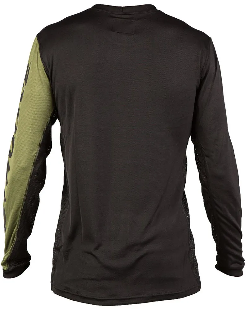 Fasthouse Fastline Speed Shop LS Jersey Black/Olive-1