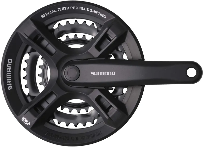 Shimano M171 Chainset with Chainguard 170mm Black