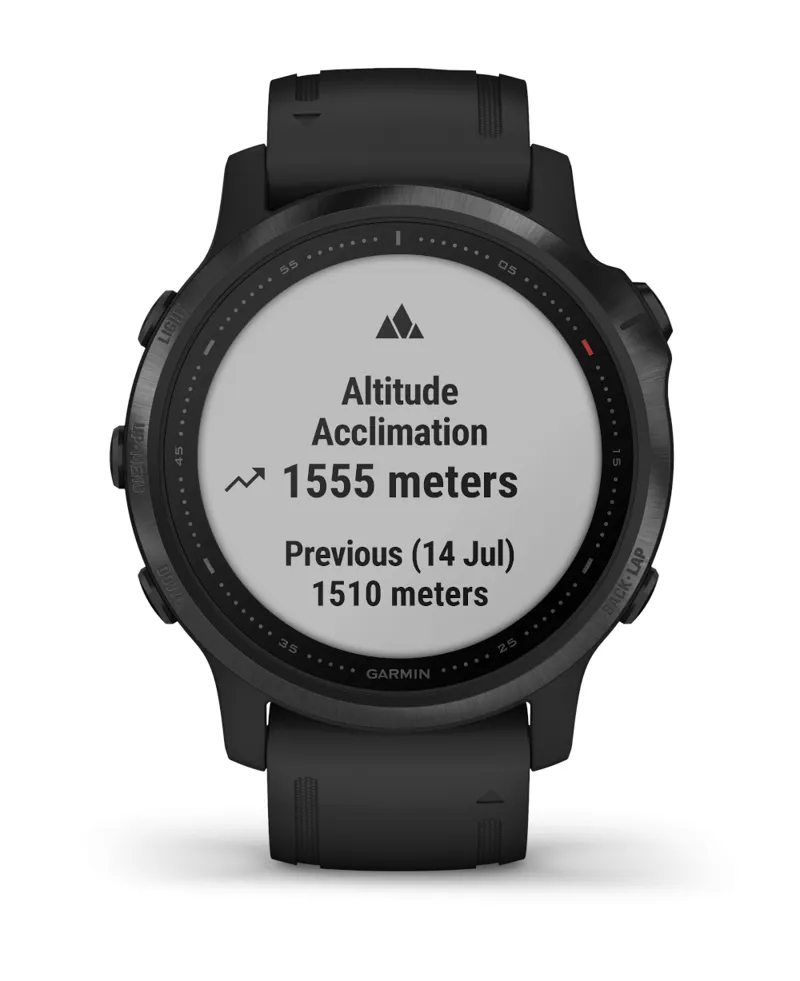 Garmin Fenix 6S Pro Watch Black with Black Band-1