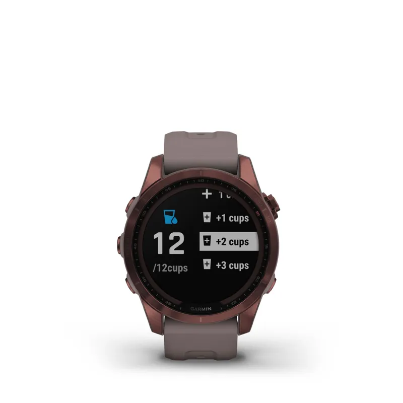 Garmin Fenix 7S Sapphire GPS Watch Dark Bronze Titanium/Shale Grey Band-9