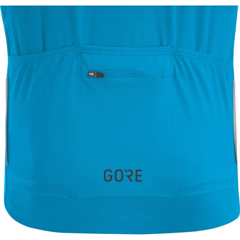 Gore C5 Optiline SS Jersey Dynamic Cyan/White-2