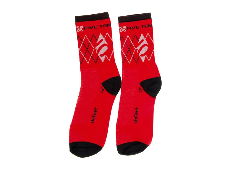 Five Ten Socks Red/Black-1