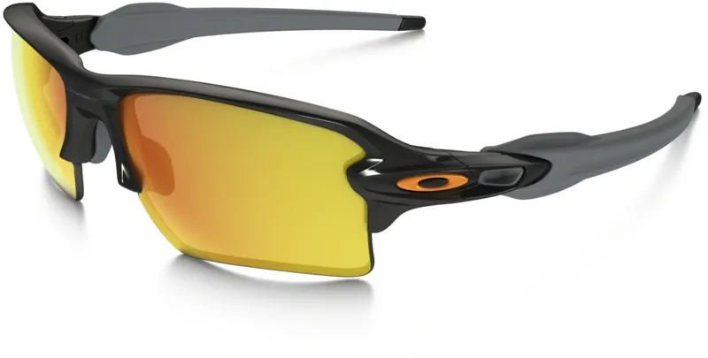 Oakley Flak 2.0 XL Team Colours Glasses Black/Fire Iridum