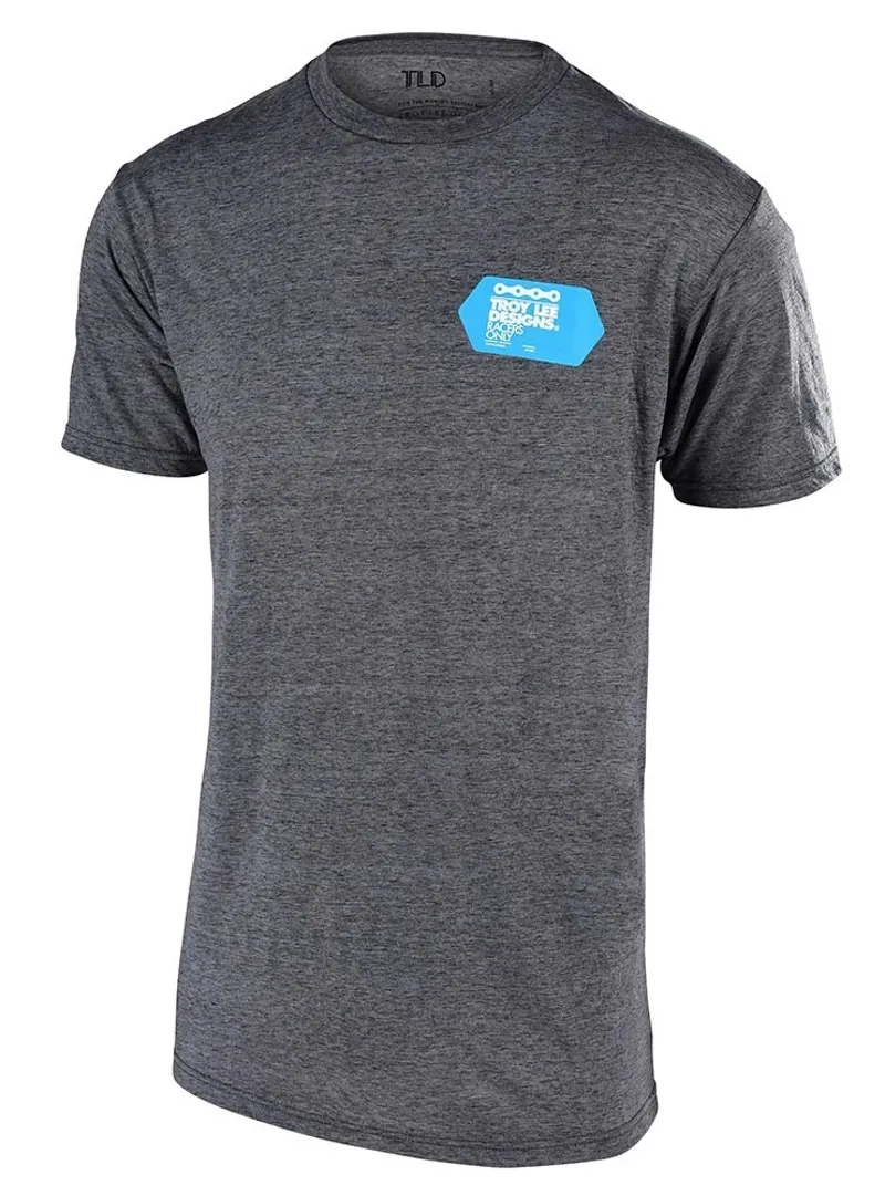 Troy Lee Designs Flowline SS Tech Tee Chain Gang Salt Pepper