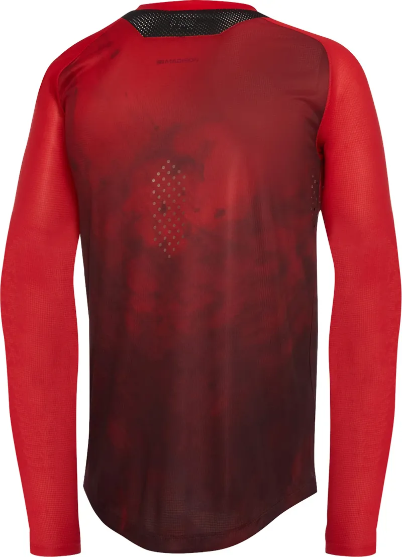 Madison Flux Enduro LS Jersey Marble True Red/Classy Burgundy-1