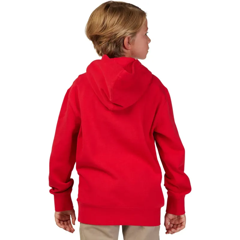 Fox Absolute Youth Pullover Fleece Hoodie Flame Red-1