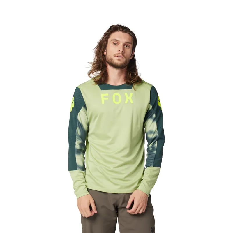 Fox Defend Taunt LS Jersey Pale Green-2