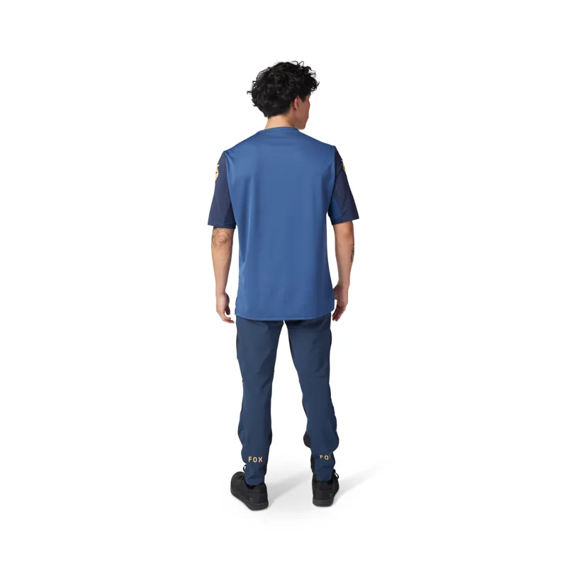Fox Defend Taunt Short Sleeve Jersey Indigo-3