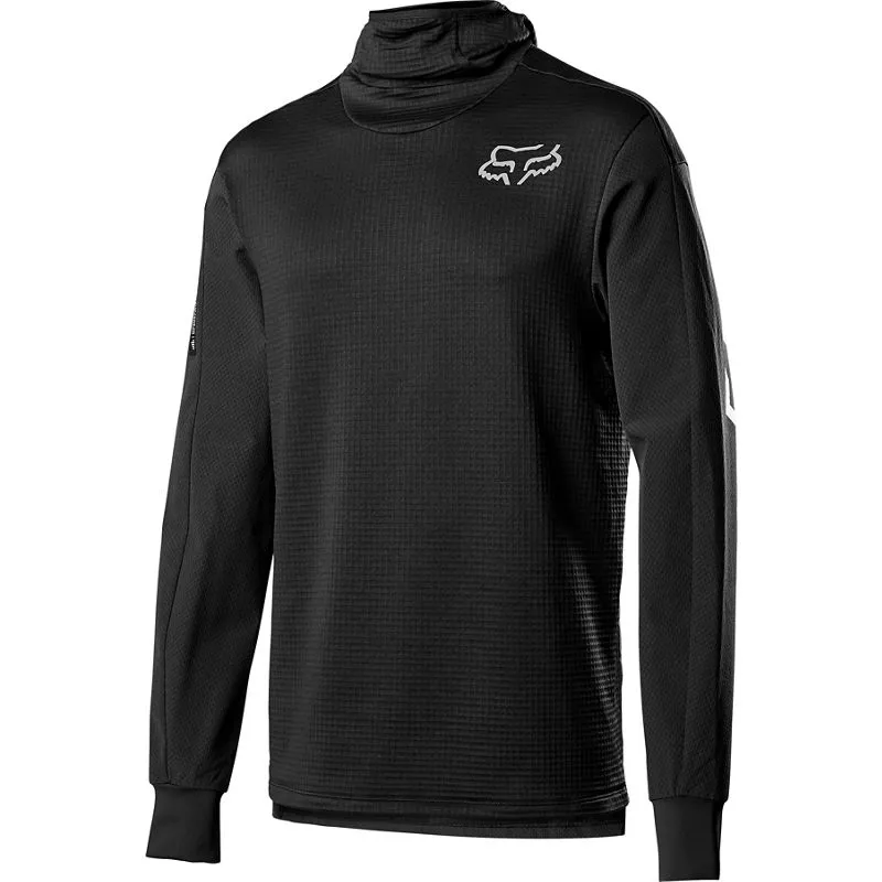 Fox Defend Thermo Hooded Jersey black