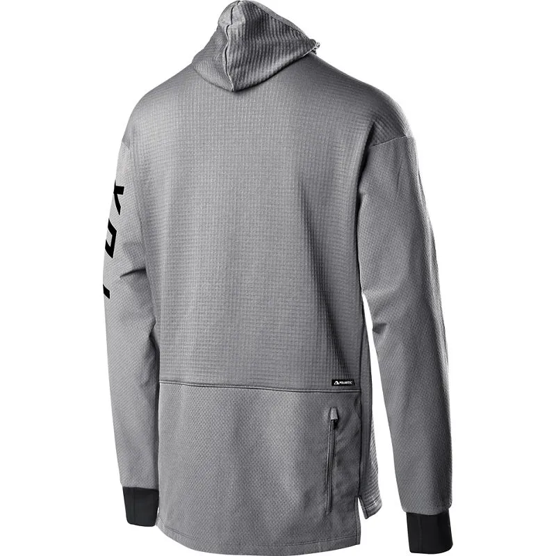 Fox Defend Thermo Hooded Jersey Steel Grey-1