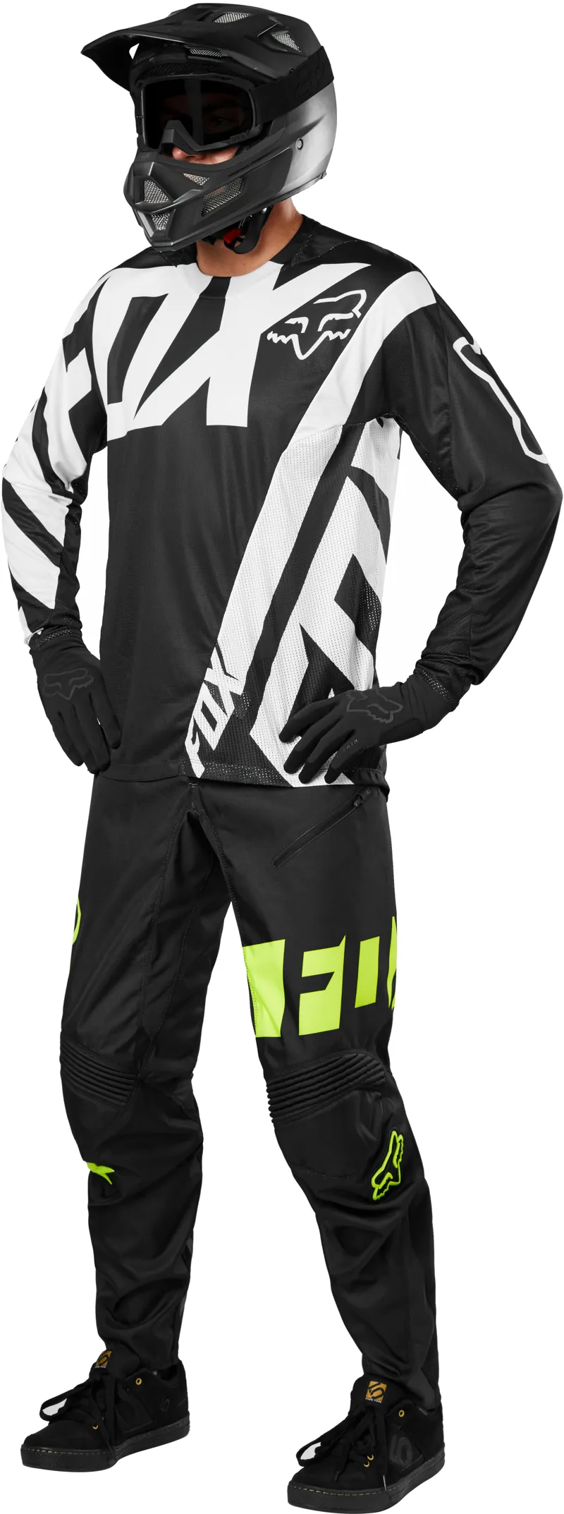 Fox Demo DH Water Resistant Pant Black/Yellow-4