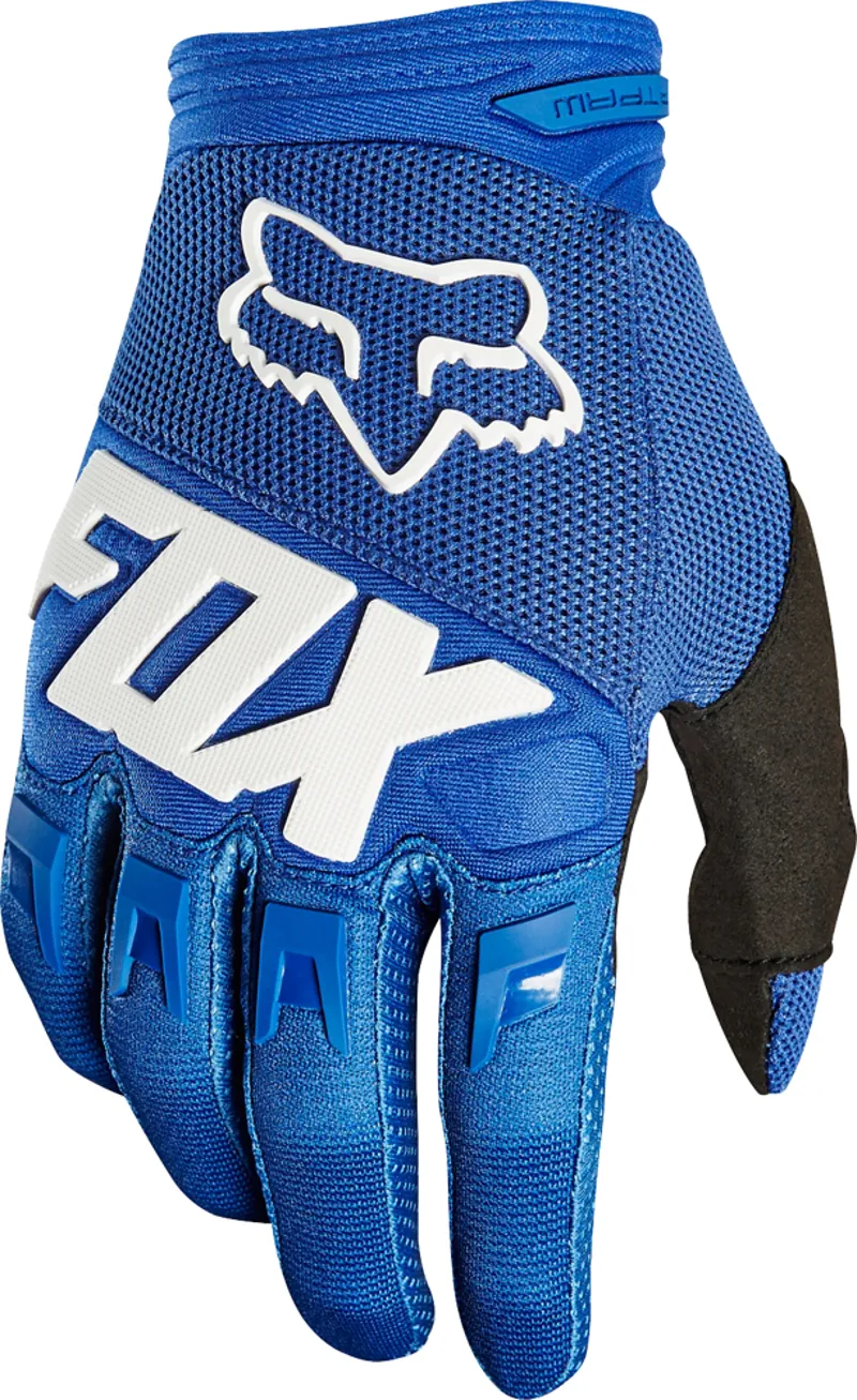 Fox Dirtpaw Race Kids Gloves Blue