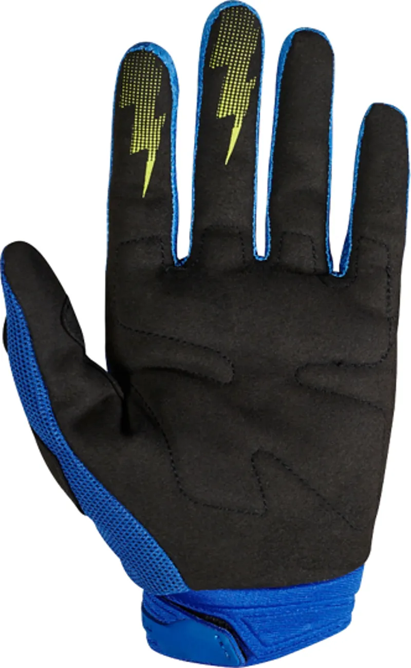 Fox Dirtpaw Race Kids Gloves Blue-1