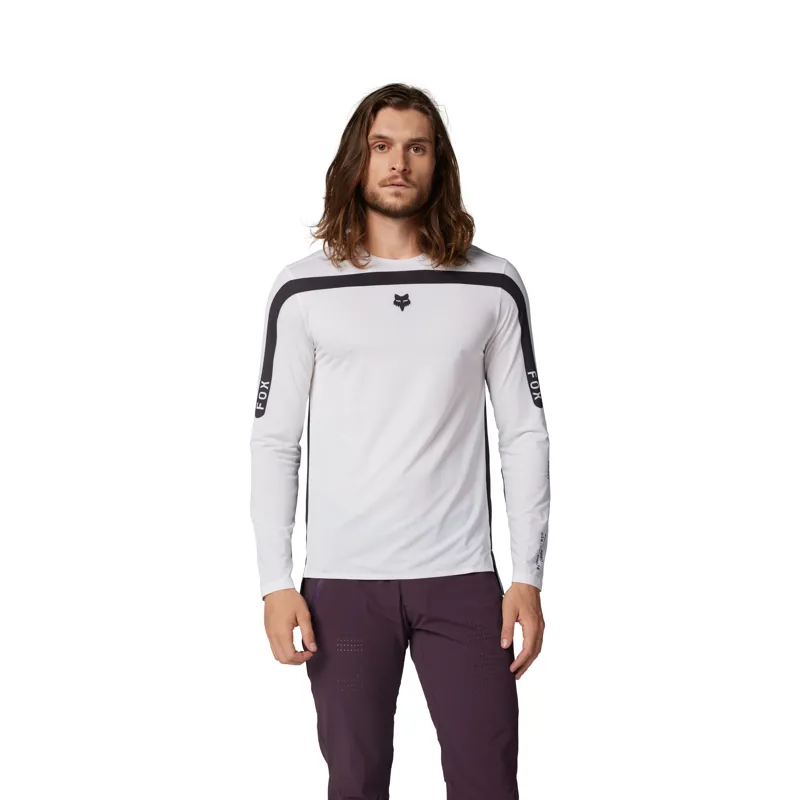 Fox Flexair Aviation LS Jersey White-2