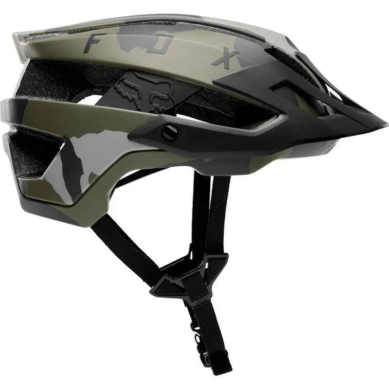 Fox Flux Solid MTB Helmet Green Camo