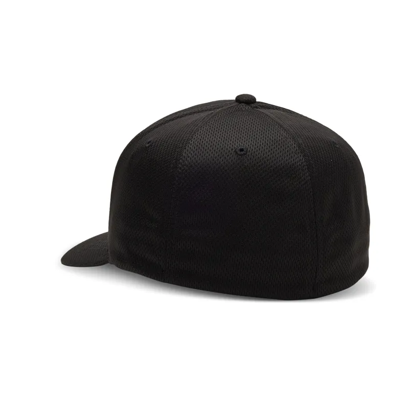 Fox Fox Head Tech Flexfit Hat Black Charcoal-1