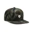 Fox Head Camo Tech Snapback Hat One Size Green Camo
