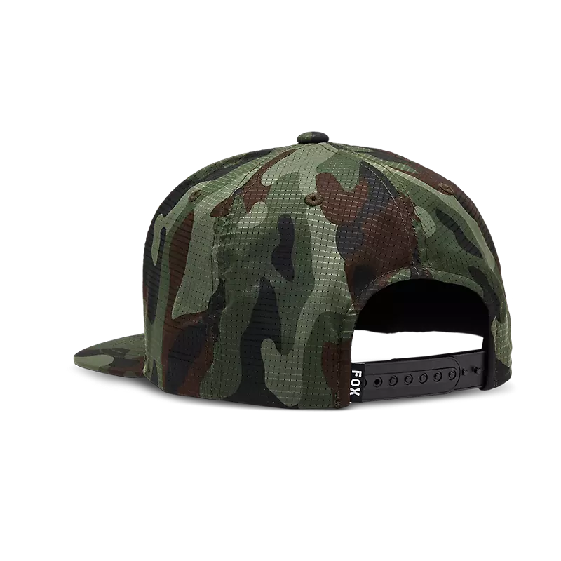 Fox Head Camo Tech Snapback Hat One Size Green Camo-1