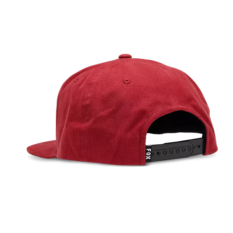 Fox Head Snapback Hat One Size Flame Red-1