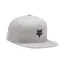 Fox Head Snapback Hat One Size Steel Grey
