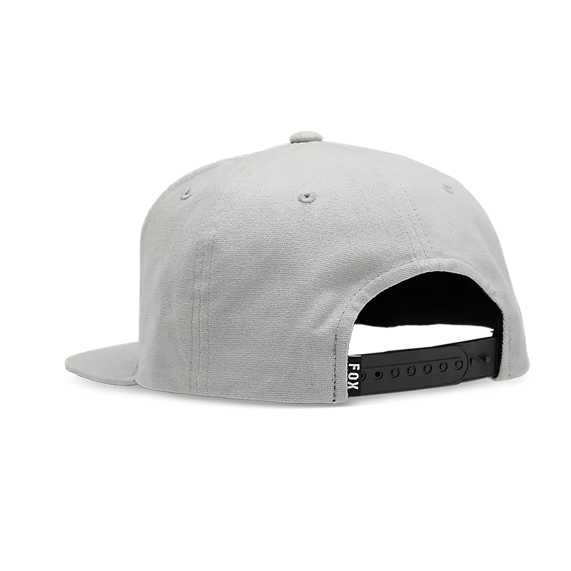Fox Head Snapback Hat One Size Steel Grey-1