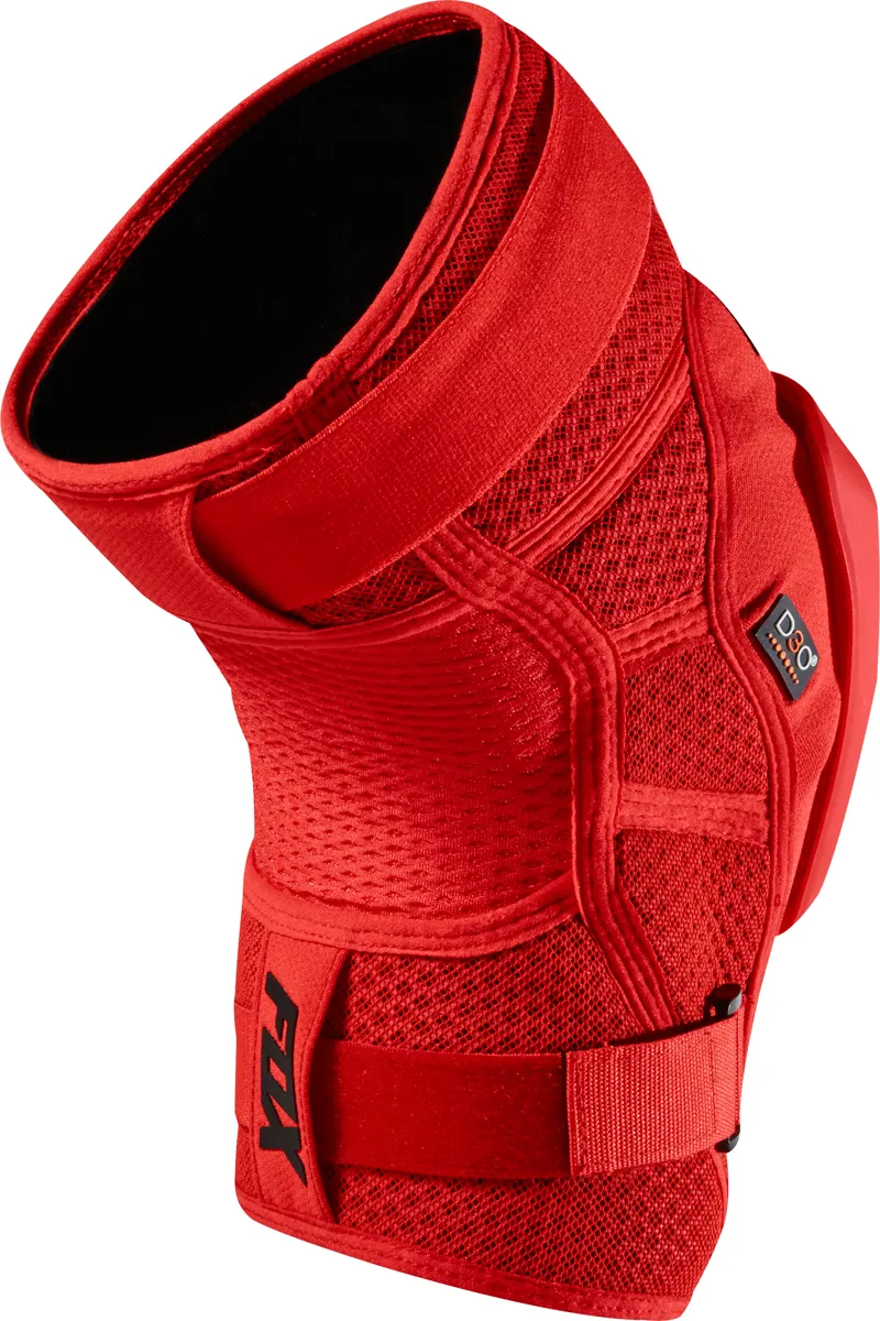 Fox Launch Pro D3O Knee Guards Red-1
