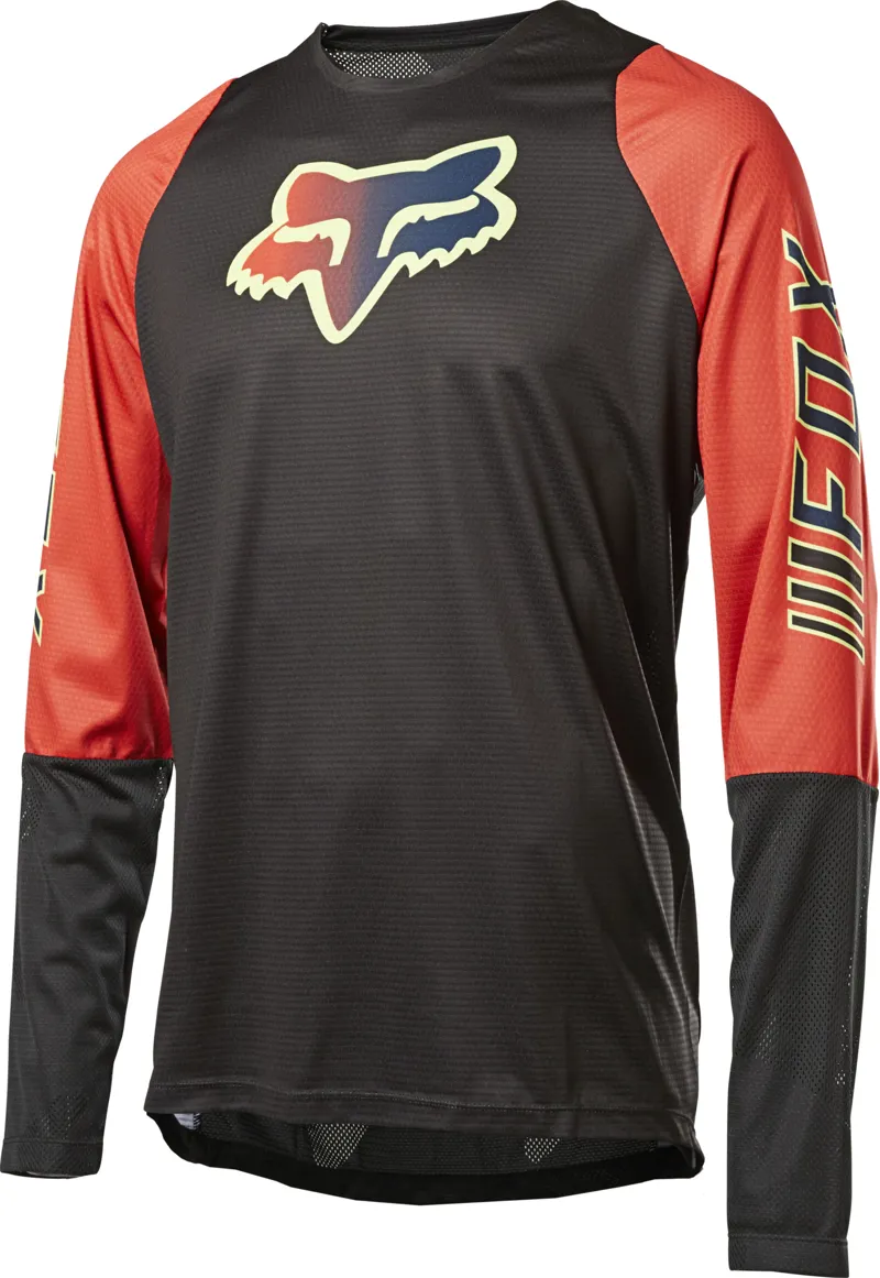Fox Defend Reno LS Jersey Limited Edition Black/Red