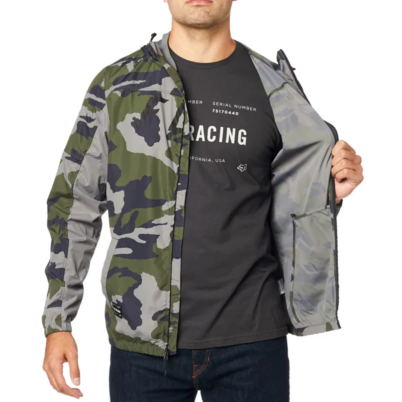 Fox Moth Camo Windbreaker Jacket Camo-2