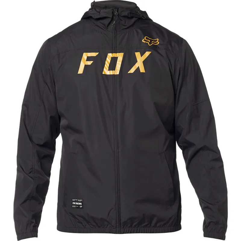 Fox Moth Windbreaker Jacket Black-1