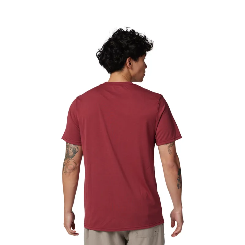Fox Non Stop Tech Short Sleeve Tee Scarlet Red-1