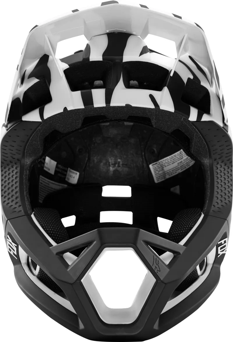 Fox Proframe Full Face Helmet Zebra Limited Edition-2