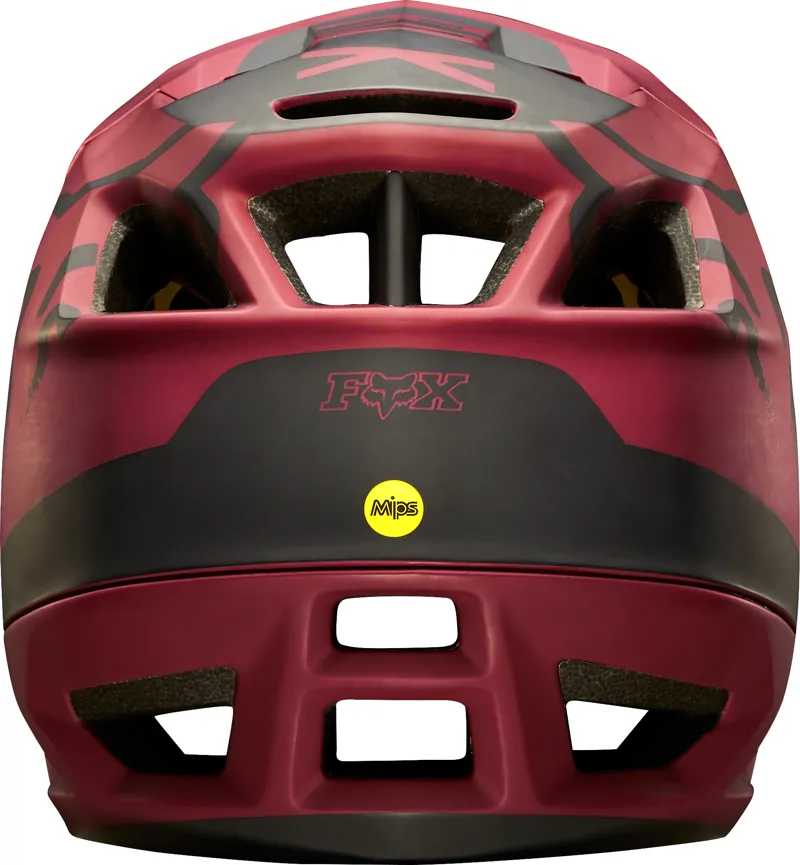 Fox Proframe Moth Full Face Helmet Dark Red-5