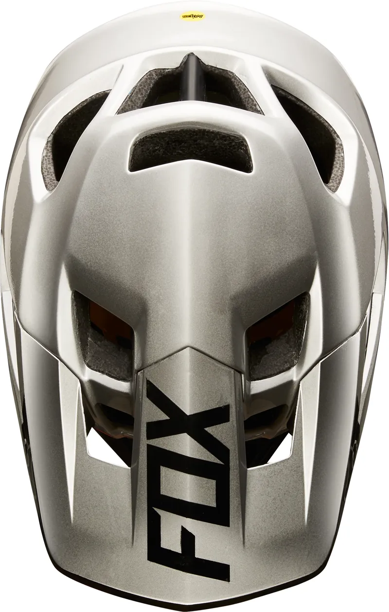 Fox Proframe Moth Full Face Helmet Black/Silver-4