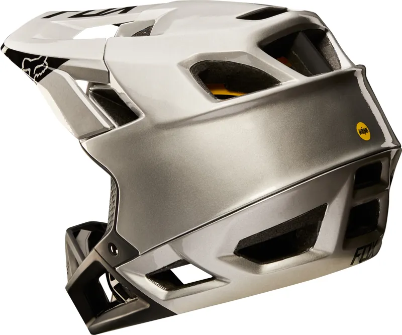Fox Proframe Moth Full Face Helmet Black/Silver-2