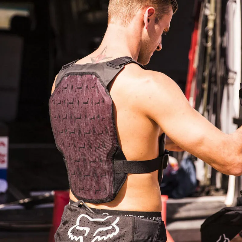 Fox Raceframe Impact Chest Guard Black-2