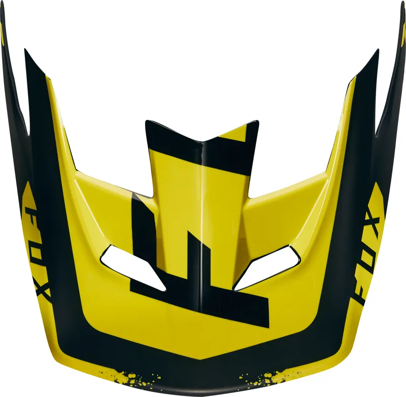 Fox Rampage Pro Carbon Moth Full Face Helmet Black/Yellow-4