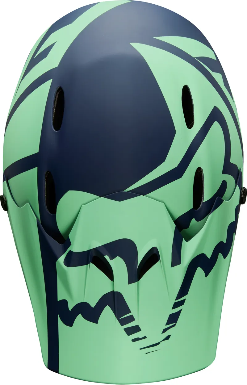 Fox Rampage Race Full Face Helmet Navy/Light Blue-2