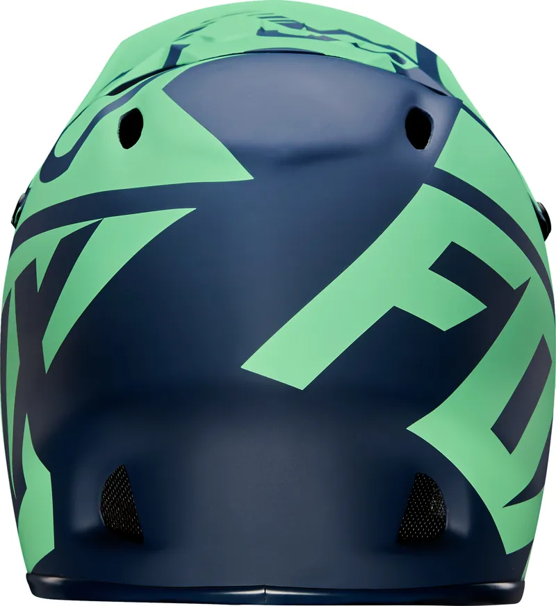 Fox Rampage Race Full Face Helmet Navy/Light Blue-3