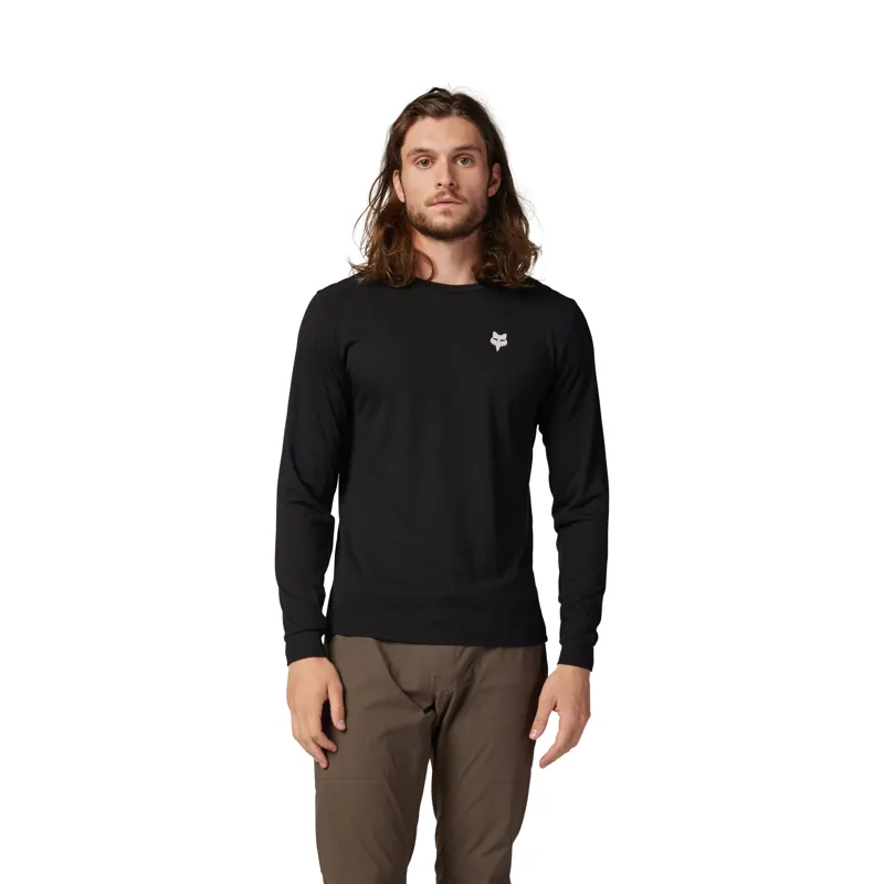 Fox Ranger DR LS Shepherds Jersey Black-2
