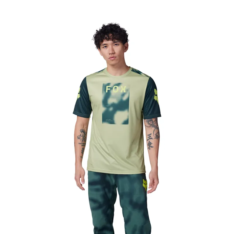 Fox Ranger Race Taunt SS Jersey Pale Green-2