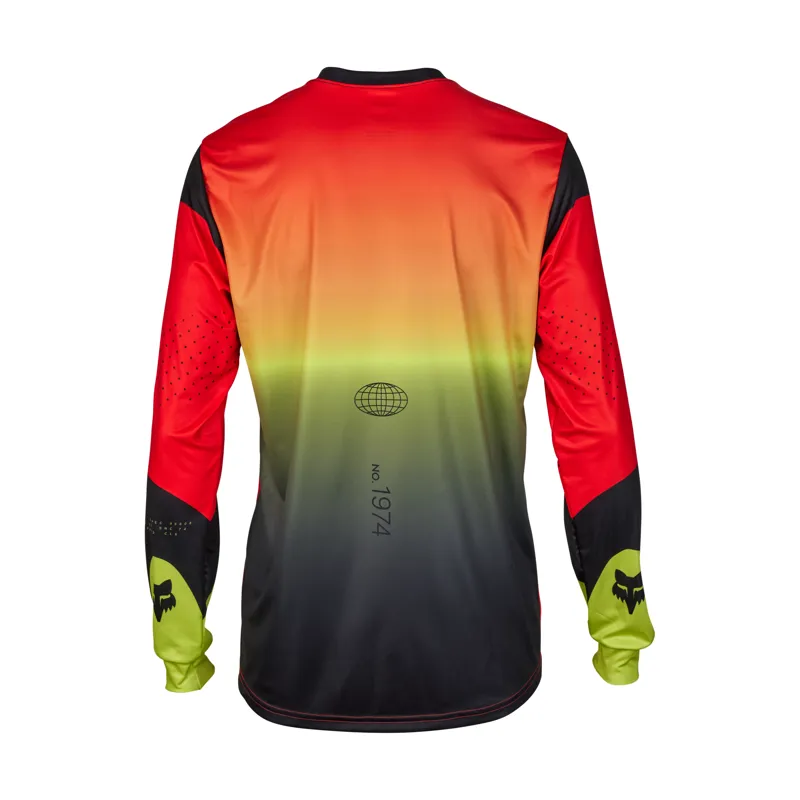 Fox Ranger Revise LS Jersey Red Yellow-1