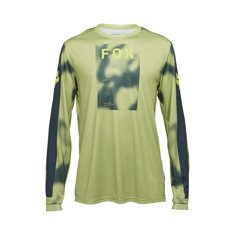 Fox Ranger Taunt LS Jersey Pale Green