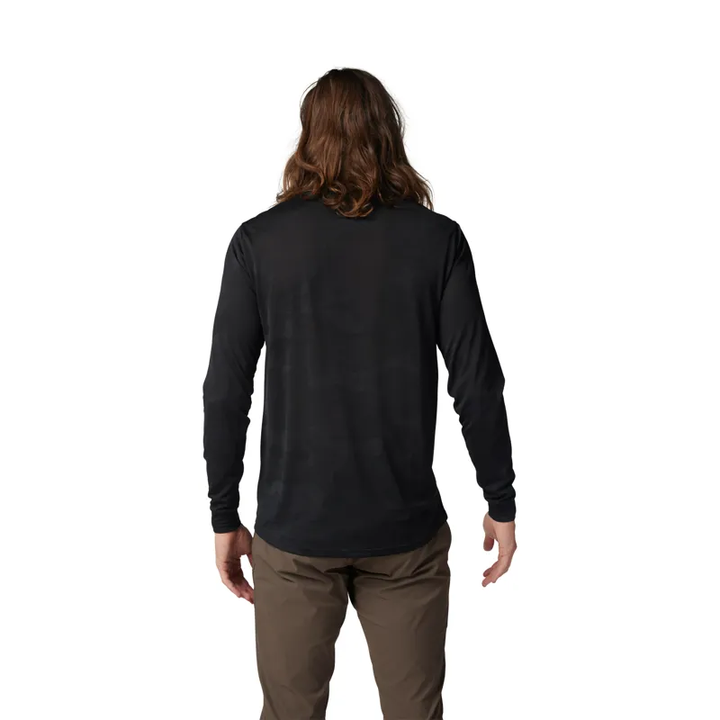 Fox Ranger TruDri Long Sleeve Jersey Black-3