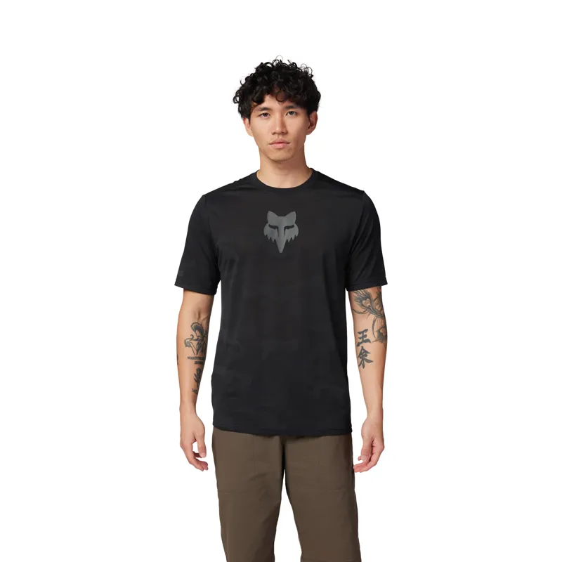 Fox Ranger TruDri Short Sleeve Jersey Black-2