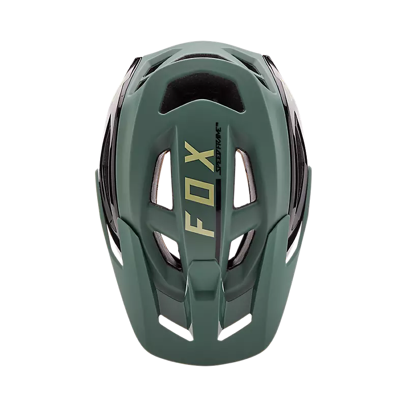 Fox Speedframe Pro Blocked MTB Helmet Green-2