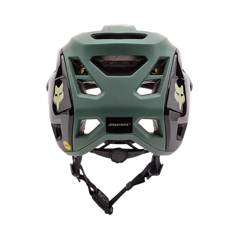 Fox Speedframe Pro Blocked MTB Helmet Green-3
